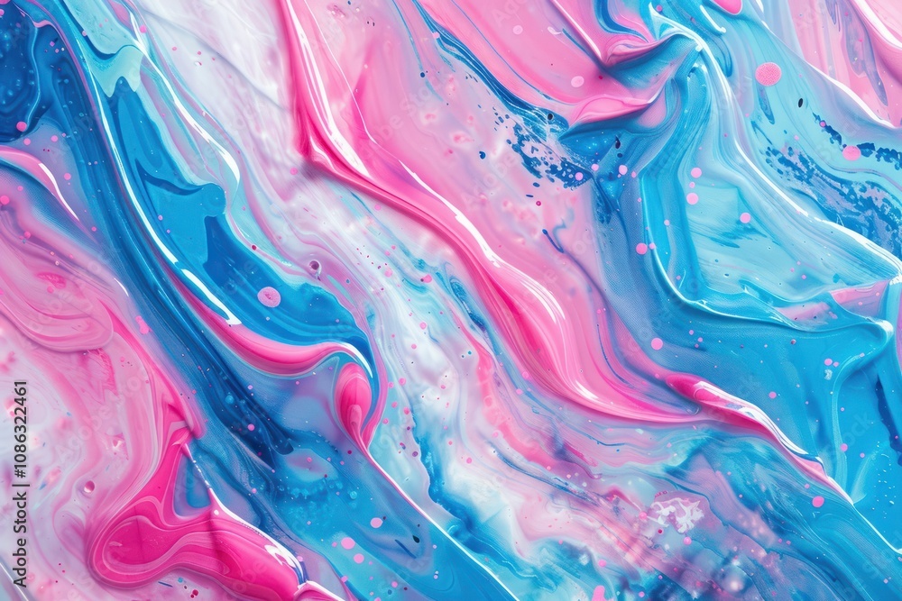 Abstract pastel vibrant colors gouache paint flow, swirl and splatter texture pattern background. Abstract pastel vibrant colors gouache paint flow, swirl and splatter texture pattern background.