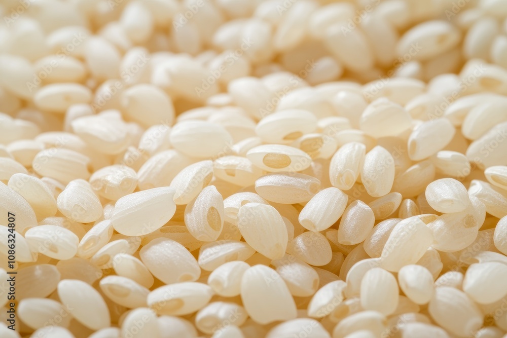 Close-up shot of uncooked white rice. Close-up shot of uncooked white rice.