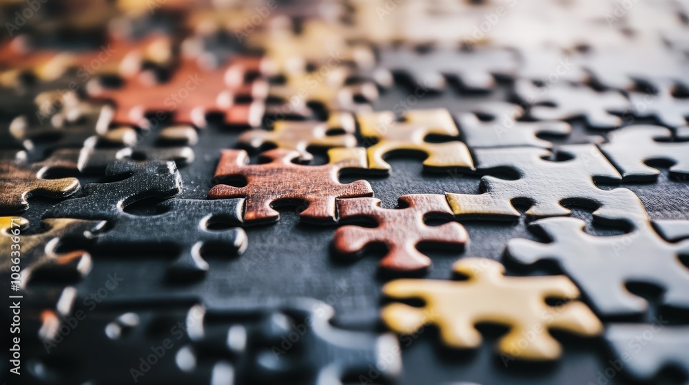 Describe the process of assembling a complicated puzzle with intricate pieces. Describe the process of assembling a complicated puzzle with intricate pieces.