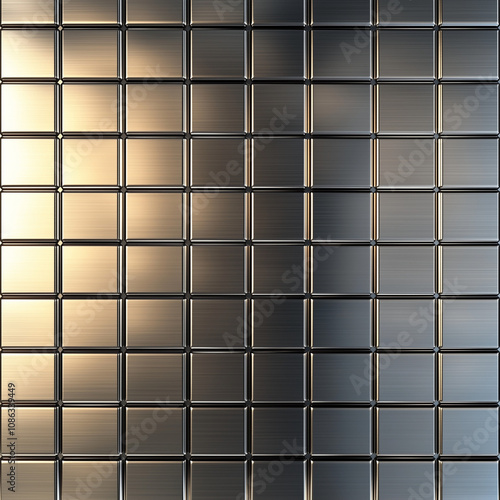 Silver Metal Tile