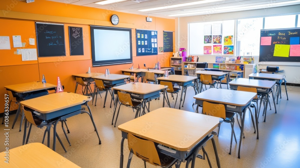 Picture a classroom where students each have a tablet, following along with a digital lesson plan Picture a classroom where students each have a tablet, following along with a digital lesson plan