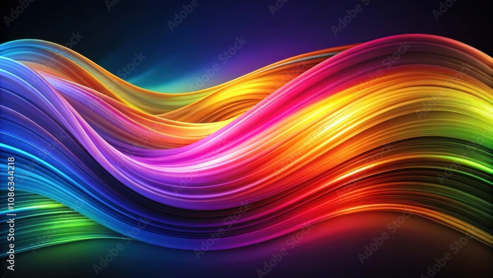 Vibrant multicolored waves flowing in abstract design, Abstract, Colors, Texture, Graphic, Background, Motion, Dynamic, Geometric Vibrant multicolored waves flowing in abstract design, Abstract, Colors, Texture, Graphic, Background, Motion, Dynamic, Geometric