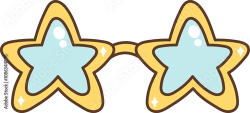Groovy Star Glasses 