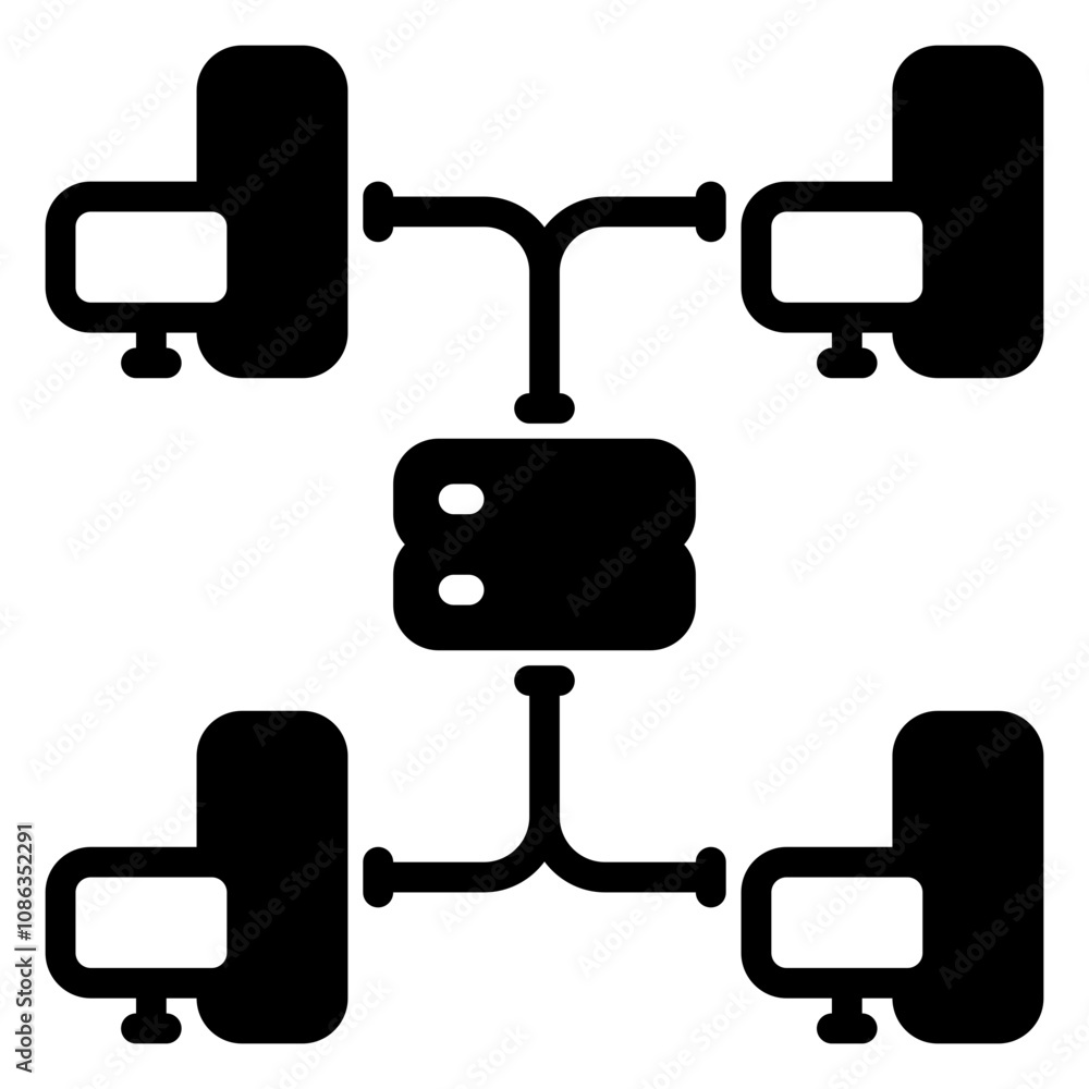 User icon, glyph icon style User icon, glyph icon style