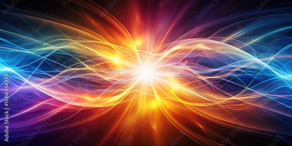 Obraz premium Elegant abstract energy background with simple design , minimalist, clean, modern, sophisticated, vibrant, power