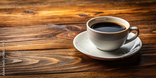 A cup of black coffee on a wooden table, coffee, black, drink, caffeine, morning, refreshment, beverage, mug, hot