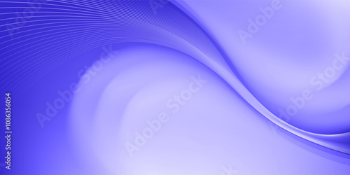 Curve shape flow vector abstract background in the blue gradient, dynamic and speed concept, futuristic technology, or motion art..Basic RGB