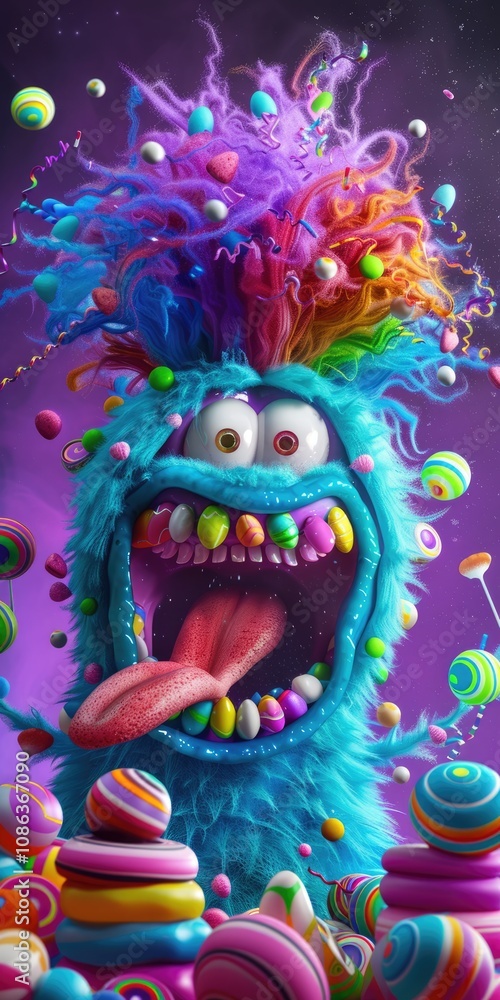 A Candy-Fueled Monster A Candy-Fueled Monster
