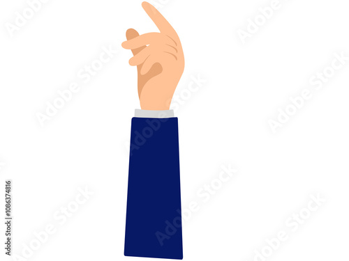 Hand Gestures Clip Art Illustration