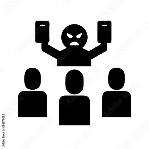 Cyberbullying Pictogram 