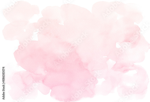 水彩テクスチャ ピンク 春 紙 優しい 手描き PNG