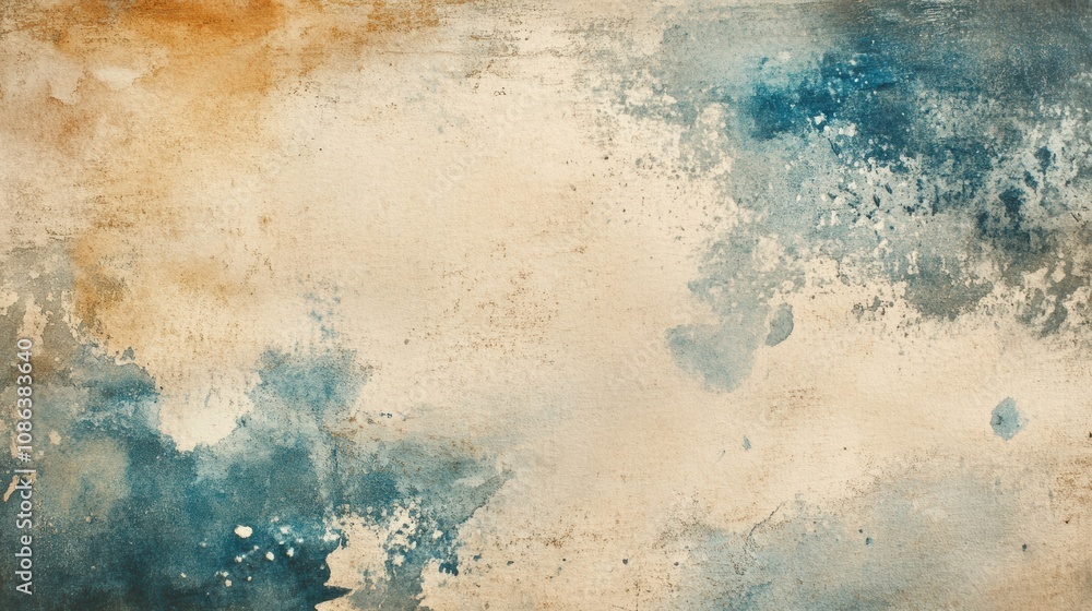 The artwork showcases a blend of gentle warm and cool watercolor textures, ideal for backgrounds in art or design projects. Generative AI The artwork showcases a blend of gentle warm and cool watercolor textures, ideal for backgrounds in art or design projects. Generative AI