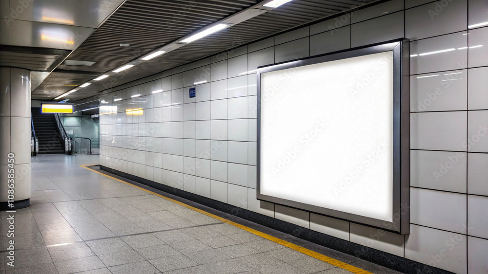 Blank Billboard Mockup – Showcase Your Design Creatively Blank Billboard Mockup – Showcase Your Design Creatively