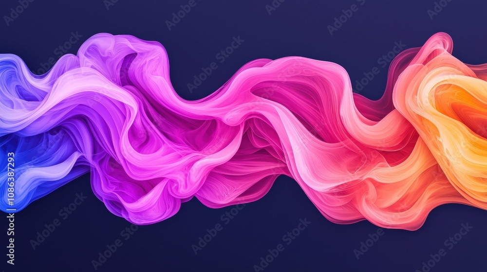 Abstract Colorful Swirls Flowing Fabric Texture Dynamic Background Design Abstract Colorful Swirls Flowing Fabric Texture Dynamic Background Design