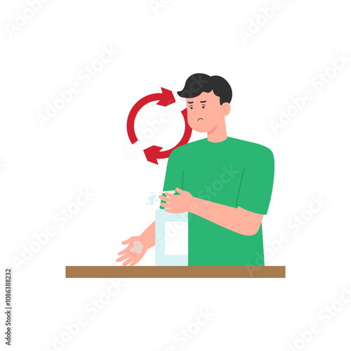 OCD Symptoms 1 Continual Disinfection