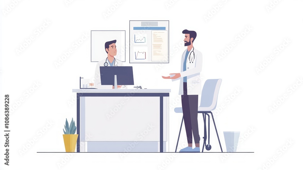 Doctors Consultation Scene Doctors Consultation Scene