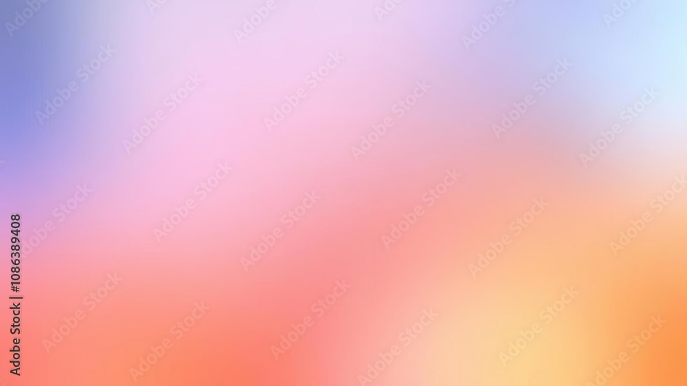 Naklejka premium Gradient background with a mix of warm and cool colors, modern aesthetic, balance of hues
