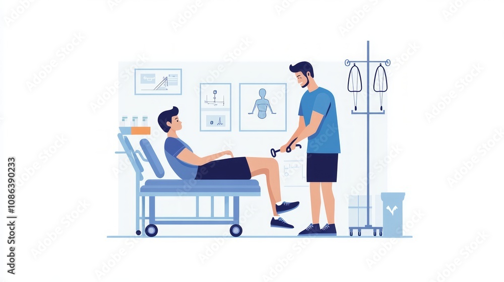 Physiotherapy Examination of a Patient's Knee Physiotherapy Examination of a Patient's Knee