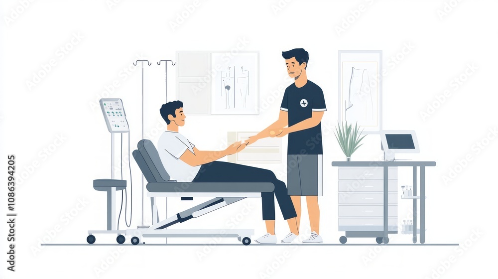 Fototapeta premium Caring Support in a Medical Setting