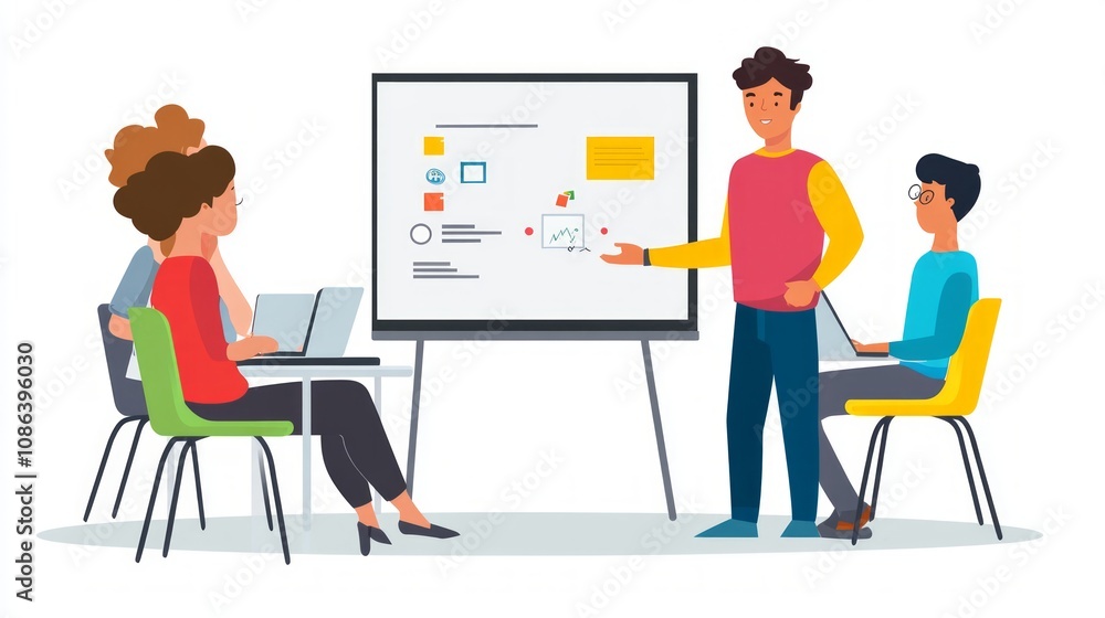 Fototapeta premium Business Meeting Presentation