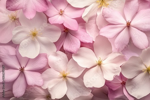 Close-up of pink and white flower petals.