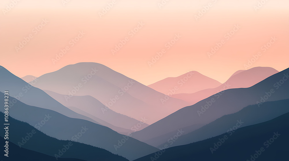 Obraz premium Minimalist background featuring subtle gradients from light to dark tones 