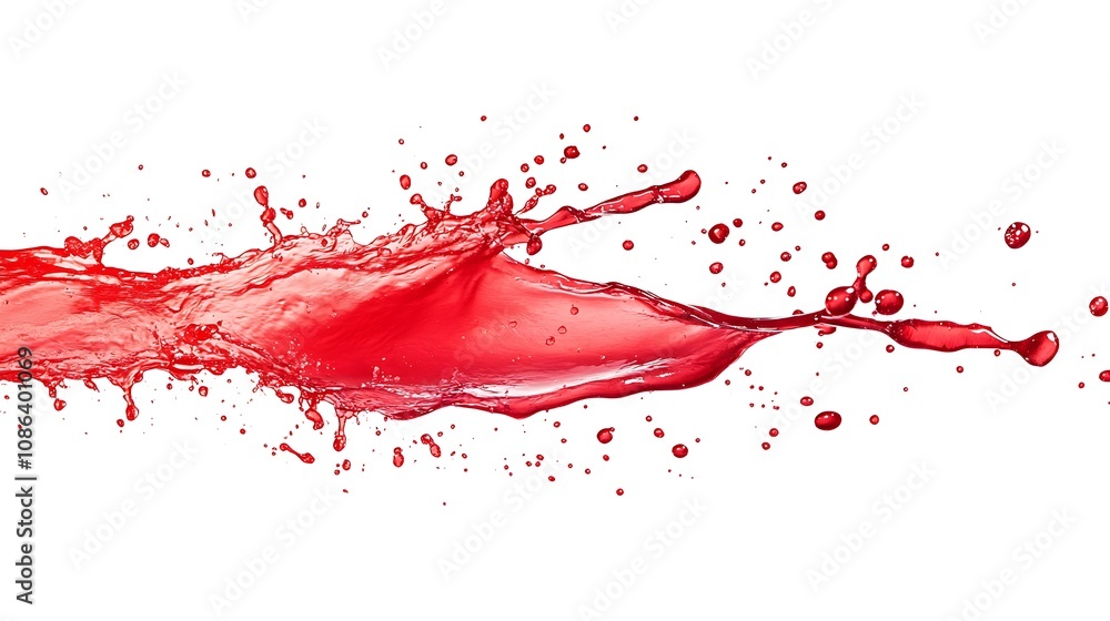 Red Liquid Splash Red Liquid Splash