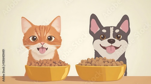 Bowl of Pet Food