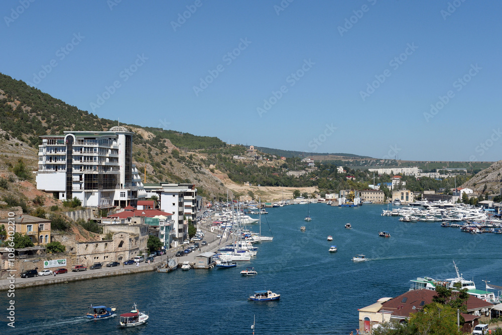 View of Balaklava Bay. Sevastopol, Crimea View of Balaklava Bay. Sevastopol, Crimea