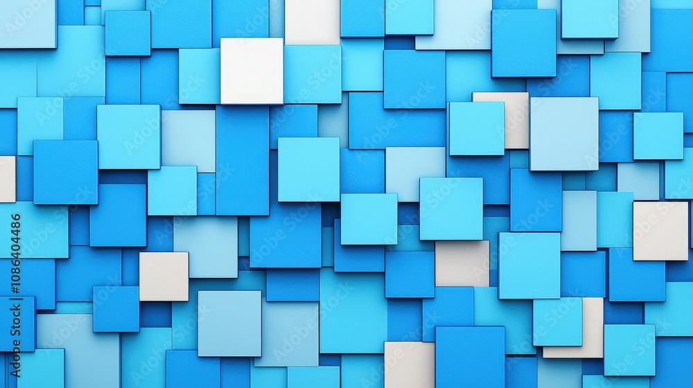 Abstract Blue Square Background Modern Geometric Texture Design Abstract Blue Square Background Modern Geometric Texture Design