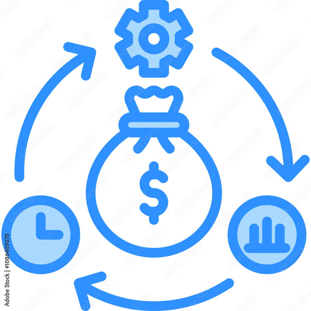 Economic Factors Icon Economic Factors Icon