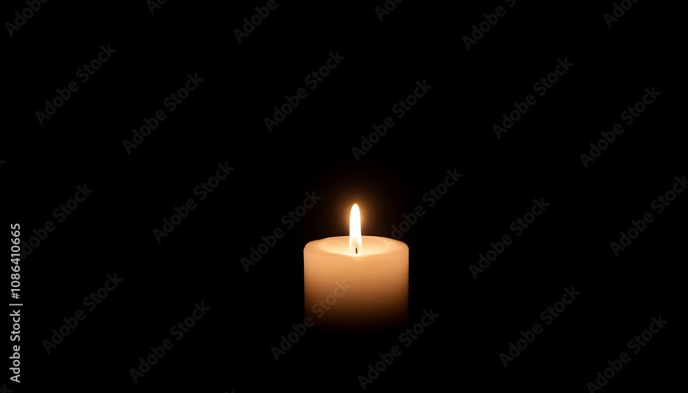Candlelight Close-up in a serene night, warm and cozy ambiance Candlelight Close-up in a serene night, warm and cozy ambiance