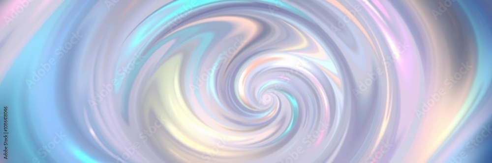 Swirling vortex of iridescent hues on a gradient background, shimmering textures, kaleidoscope effect Swirling vortex of iridescent hues on a gradient background, shimmering textures, kaleidoscope effect