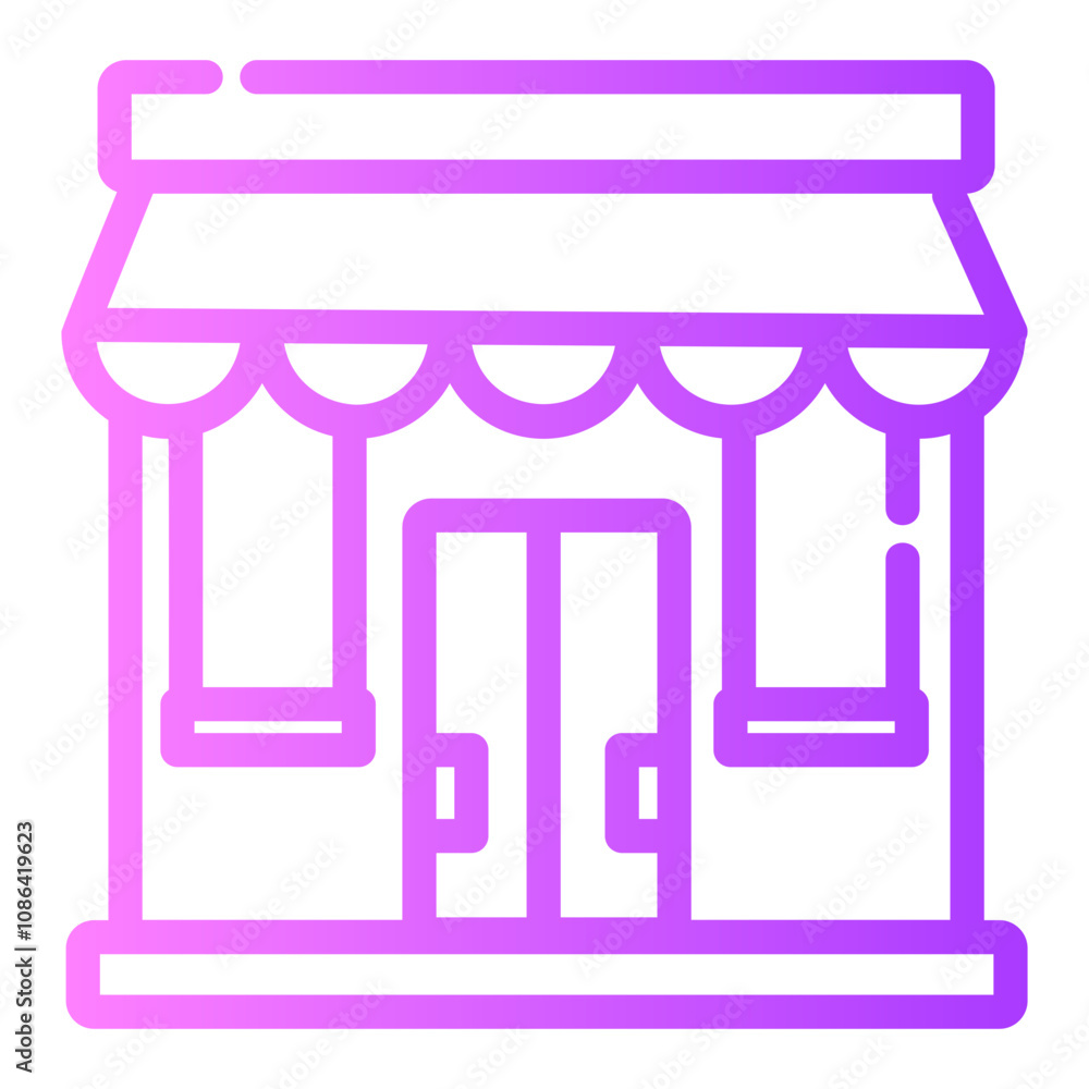 shopping Gradient icon shopping Gradient icon