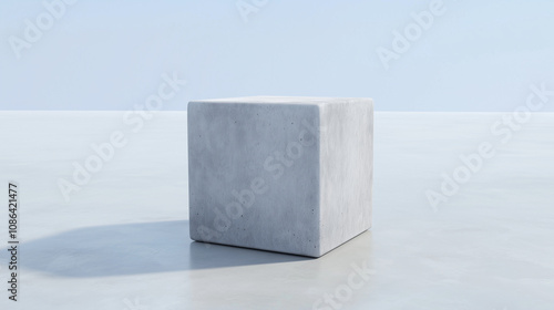 Concrete Cube Minimalist Di...