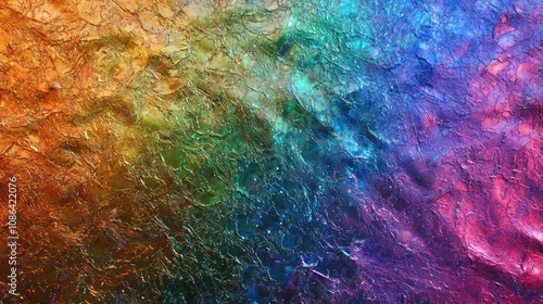 Wallpaper Mural Holographic rainbow foil iridescent texture abstract hologram background Torontodigital.ca