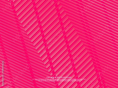 High contrast shiny gradient pink stripes background. Pink background with modern pattern. Abstract technology graphic banner design. Vector corporate background.