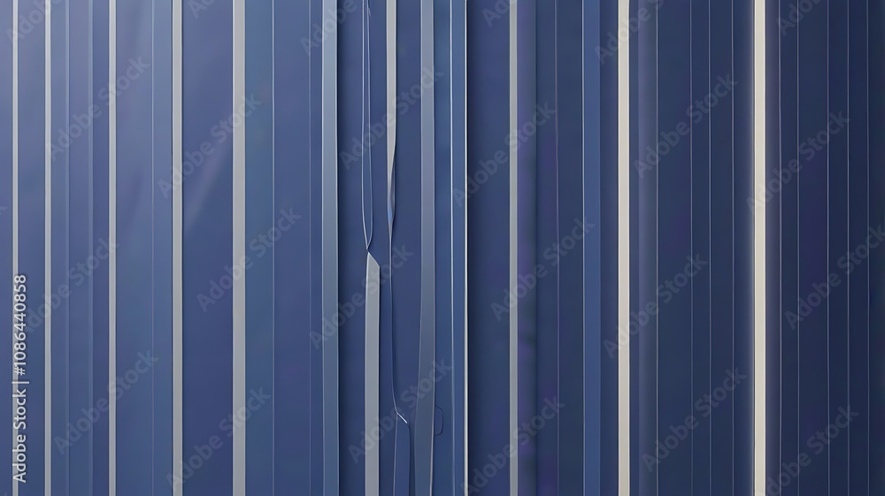 Soft periwinkle blue background with thin white vertical stripes, creating a soothing and timeless design Soft periwinkle blue background with thin white vertical stripes, creating a soothing and timeless design