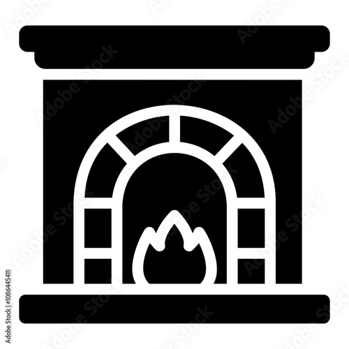 fireplacewinter Line Icon