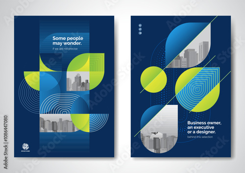 Template vector design for Brochure, AnnualReport, Magazine, Poster, Corporate Presentation, Portfolio, Flyer, infographic, layout modern with color size A4, Front and back, Easy to use.