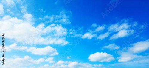 blue sky with clouds