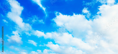 blue sky with clouds
