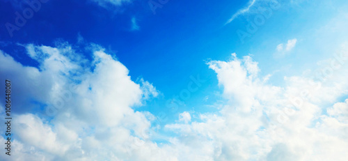 blue sky with clouds