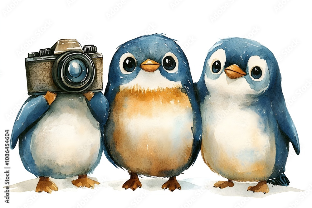 Fototapeta premium Flat Design World Photography Day Concept Background photo earth camera image poster technology nature day film international lens picture illustration photographer design vector