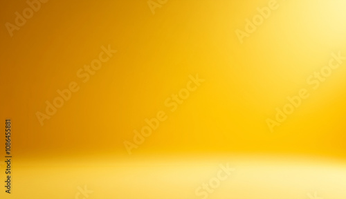 empty yellow studio background