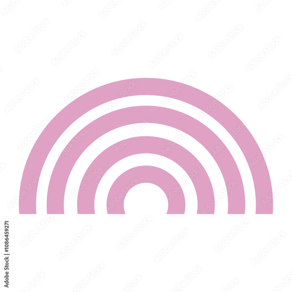 pink rainbow geometric shape pink rainbow geometric shape