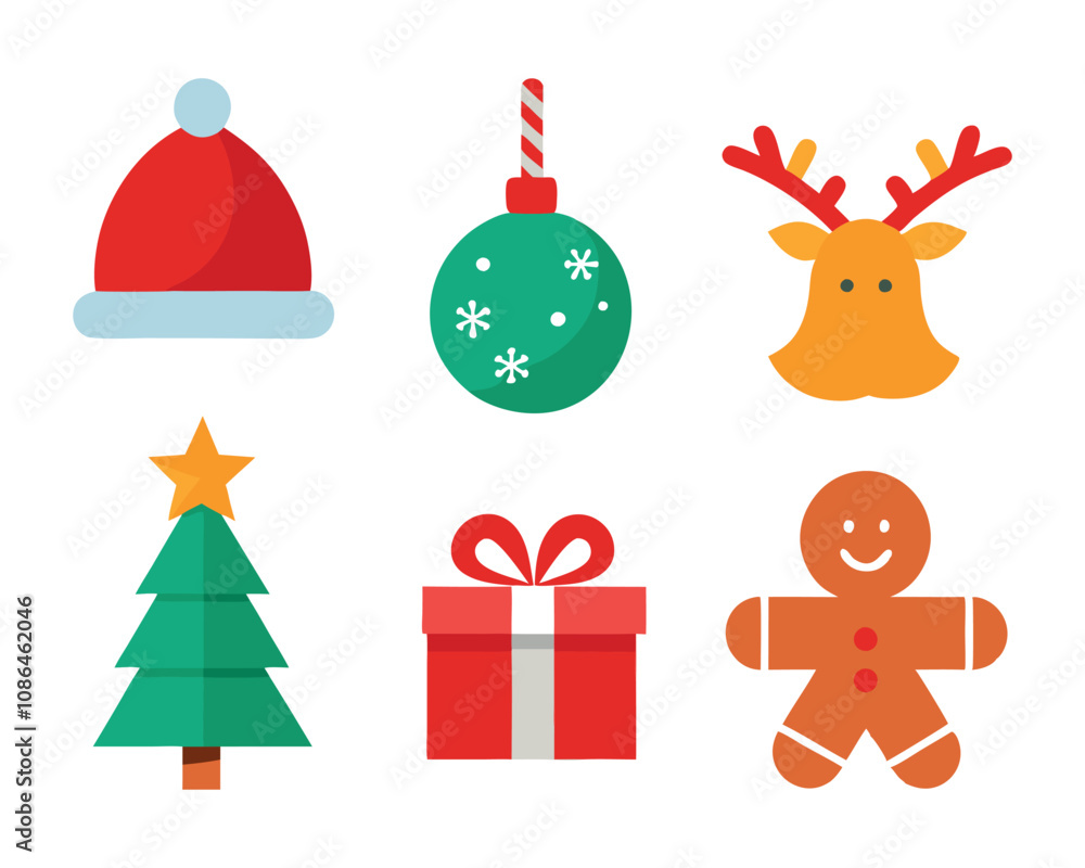 collection of christmas ornament icon ,merry christmas vector collection of christmas ornament icon ,merry christmas vector