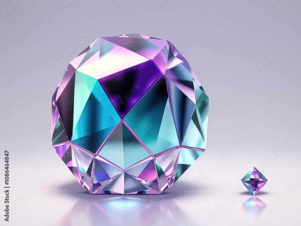 diamond on white background diamond on white background