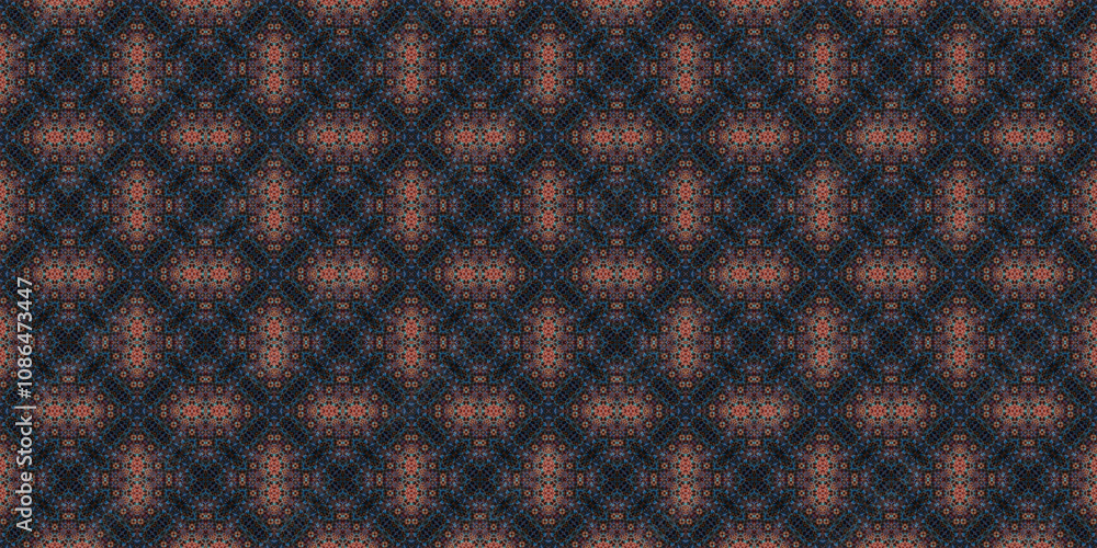Seamless abstract pattern. The texture is abstract. Abstract endless symmetrical background