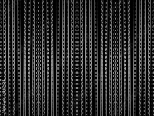 Black metal texture steel background. Perforated metal sheet.